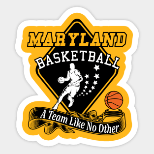 MARYLAND BASKETBALL | 2 sided Sticker